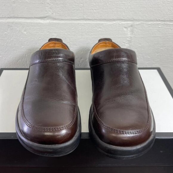 Birkenstock Footprints Mule Clog Ashby Brown Leather Slip On Women's 41 EU/10 US - Picture 1 of 9